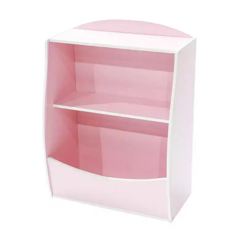 Libreria per Bambini - Organizzatore per Libri, Scaffale a 2 Livelli con Scomparti Aperti per Camera da Letto, Soggiorno, Sala Giochi