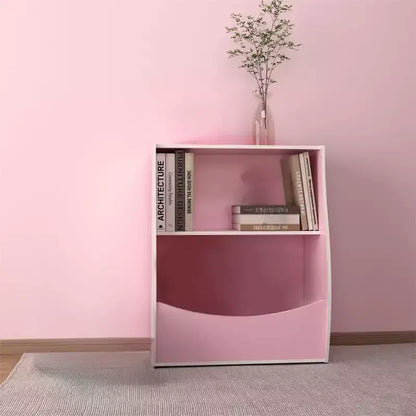 Libreria per Bambini - Organizzatore per Libri, Scaffale a 2 Livelli con Scomparti Aperti per Camera da Letto, Soggiorno, Sala Giochi