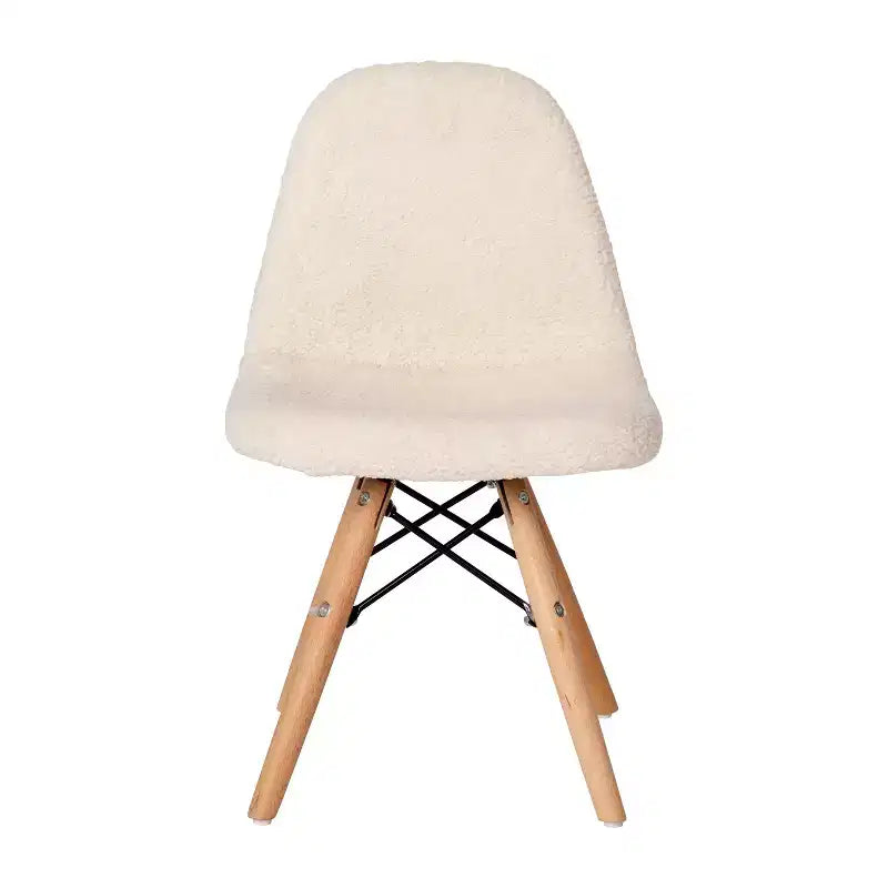 Poltroncina per bambini con inserti in pelliccia sintetica per camera da letto, ingresso e soggiorno