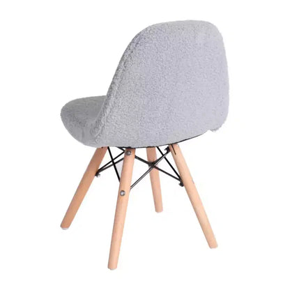 Poltroncina per bambini con inserti in pelliccia sintetica per camera da letto, ingresso e soggiorno