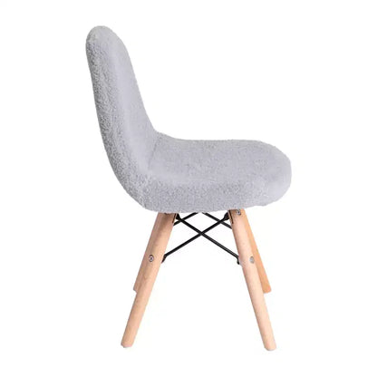 Poltroncina per bambini con inserti in pelliccia sintetica per camera da letto, ingresso e soggiorno