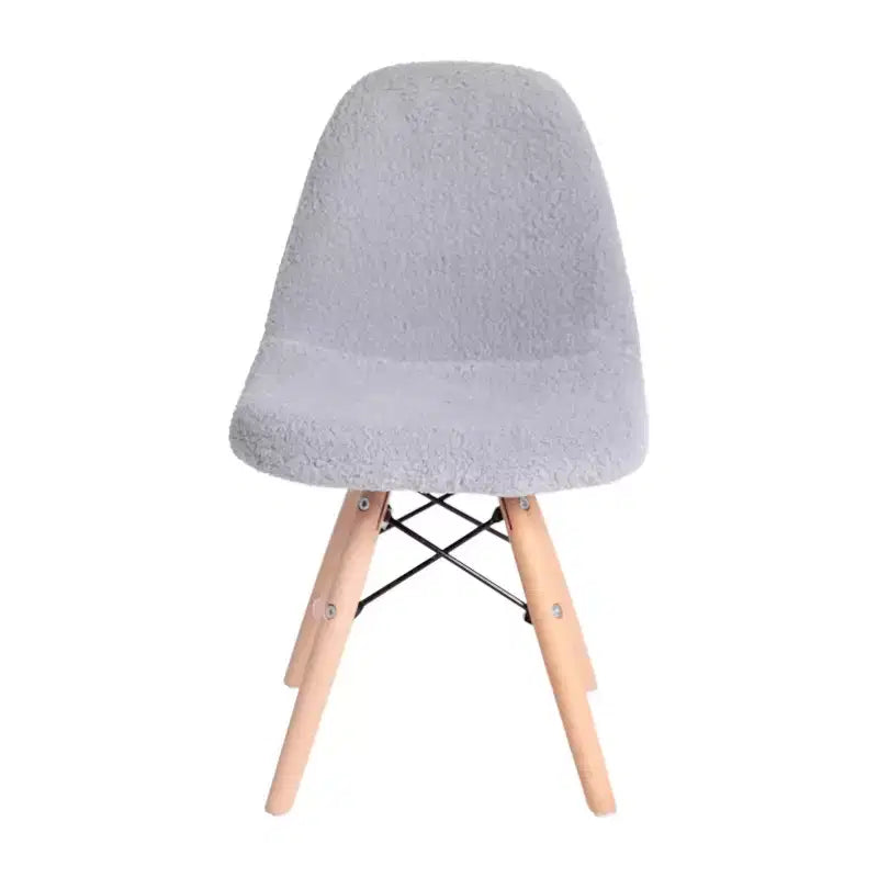 Poltroncina per bambini con inserti in pelliccia sintetica per camera da letto, ingresso e soggiorno