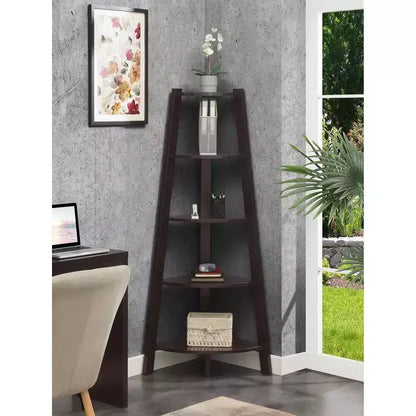 Libreria angolare larga a 5 ripiani 62 Newport - Breighton Home