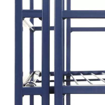 Scaffale in metallo pieghevole a 3 livelli – 82,5 cm, nessun montaggio richiesto