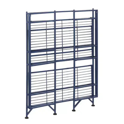 Scaffale in metallo pieghevole a 3 livelli – 82,5 cm, nessun montaggio richiesto
