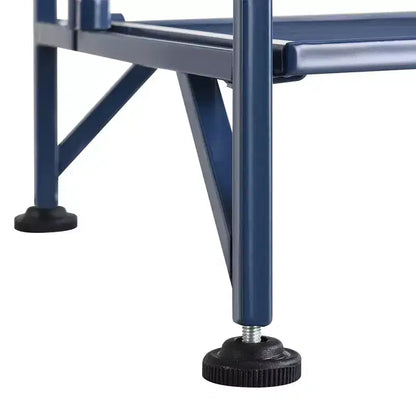 Scaffale in metallo pieghevole a 3 livelli – 82,5 cm, nessun montaggio richiesto