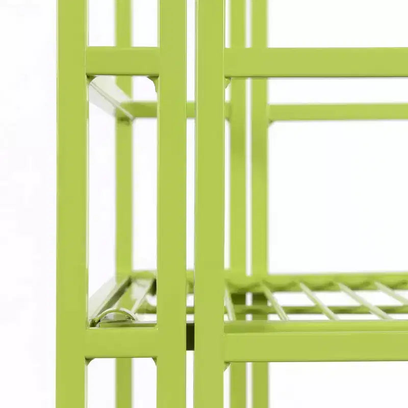 Scaffale in metallo pieghevole a 3 livelli – 82,5 cm, nessun montaggio richiesto