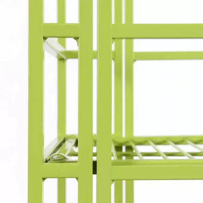 Scaffale in metallo pieghevole a 3 livelli – 82,5 cm, nessun montaggio richiesto