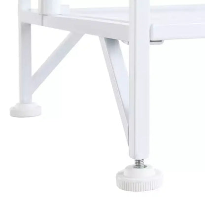 Scaffale in metallo pieghevole a 3 livelli – 82,5 cm, nessun montaggio richiesto
