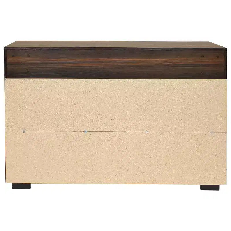 Mobile Buffet per Interni con Ripiani Aperti e Ante Chiuse – 123 cm