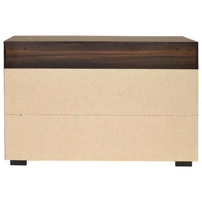Mobile Buffet per Interni con Ripiani Aperti e Ante Chiuse – 123 cm